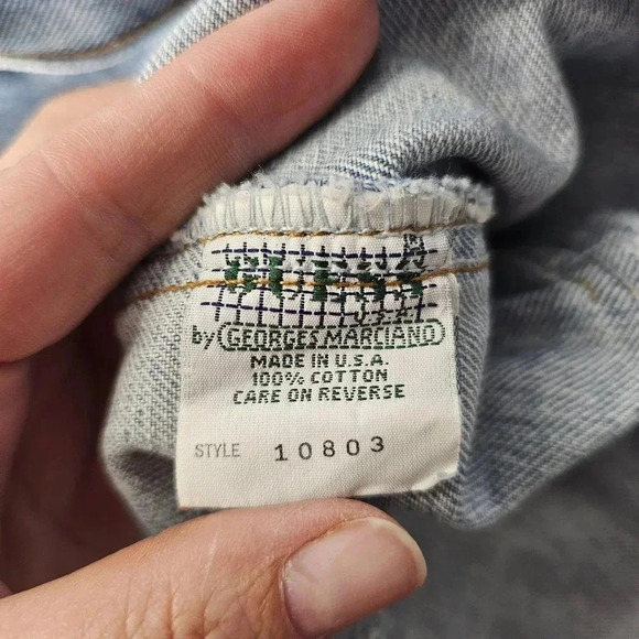 Guess VINTAGE MADE IN USA DENIM JACKET - Picture 13 of 14